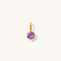 Amethyst Charm (February Birthstone)