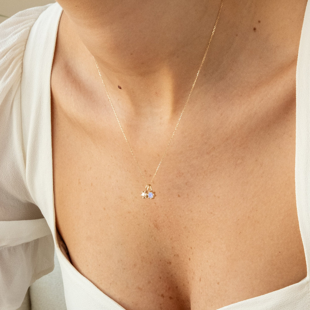 Akoya Pearl Charm (June Birthstone) - 14k Solid Gold