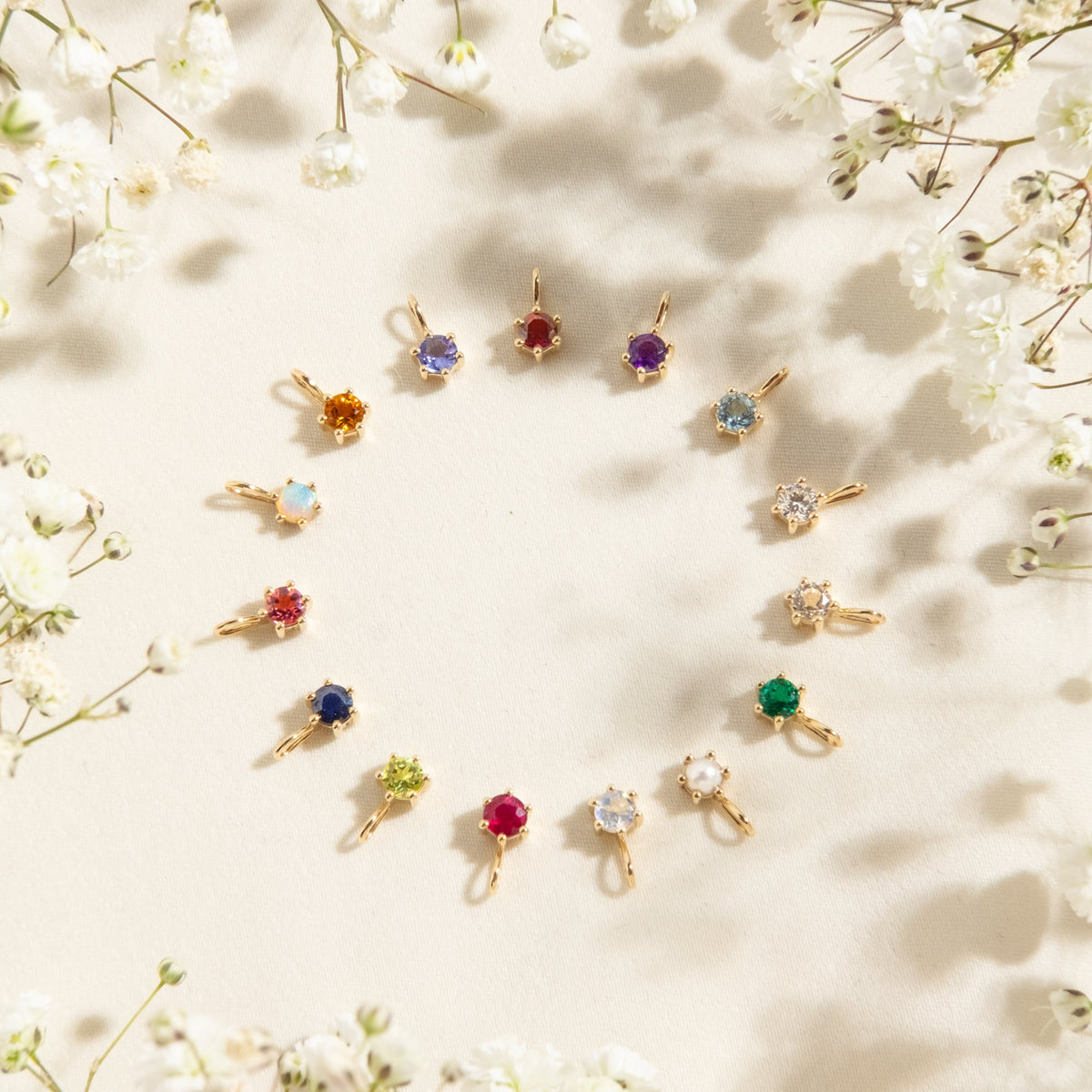 Akoya Pearl Charm (June Birthstone) - 14k Solid Gold