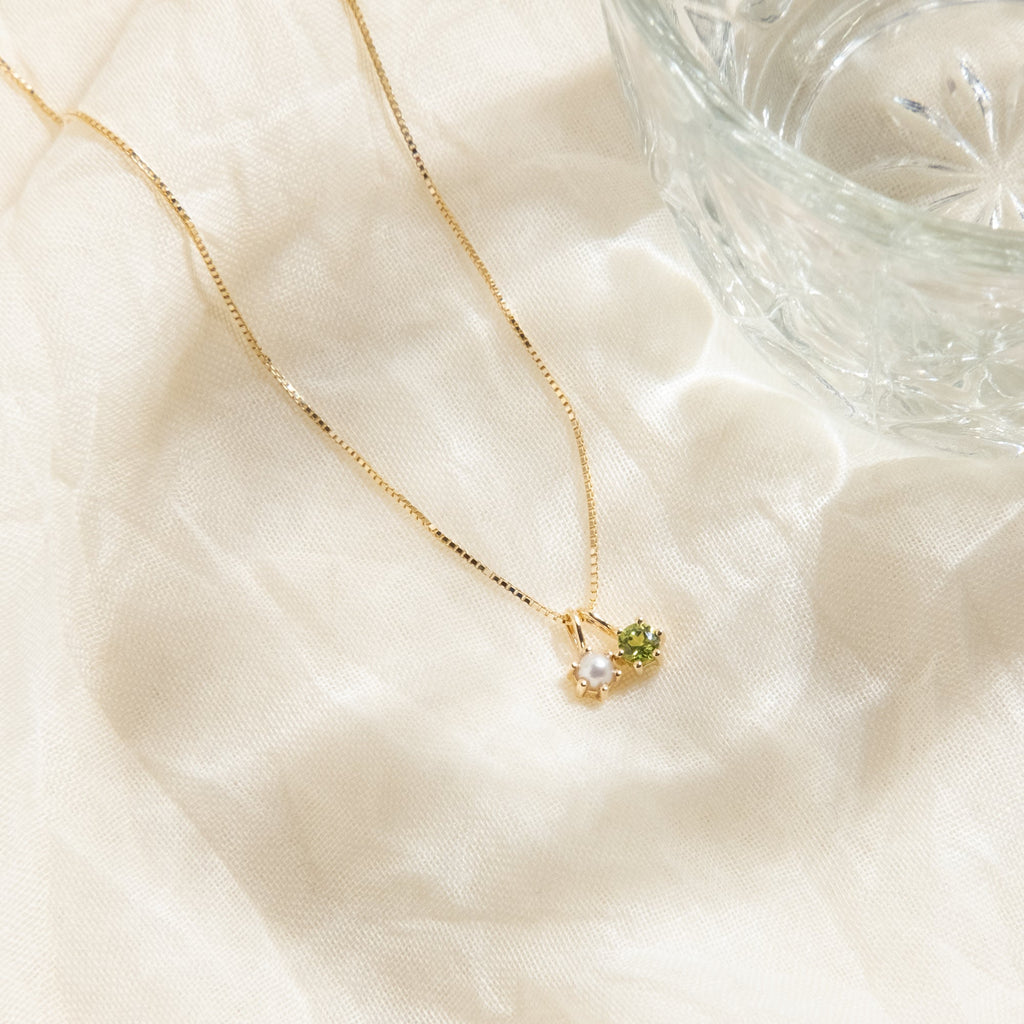 Akoya Pearl Charm (June Birthstone) - 14k Solid Gold